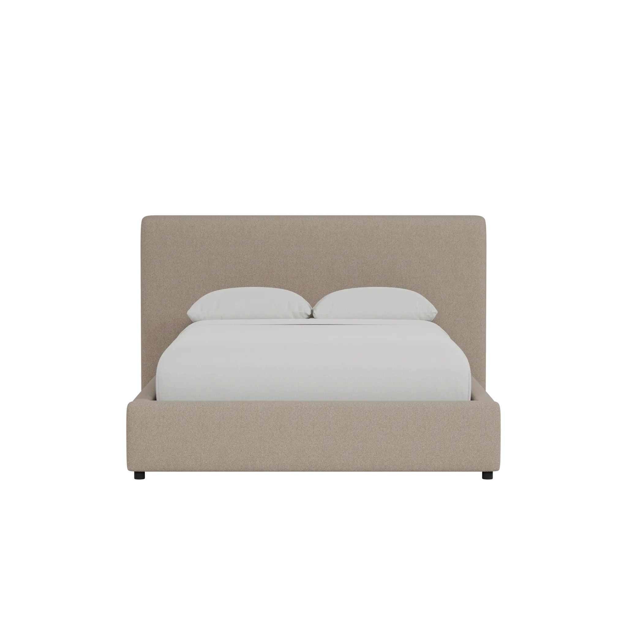 Grayton Elite Brown 44" Upholstered Platform Bed