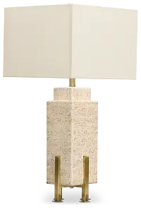 Iris Light Brown Table Lamp