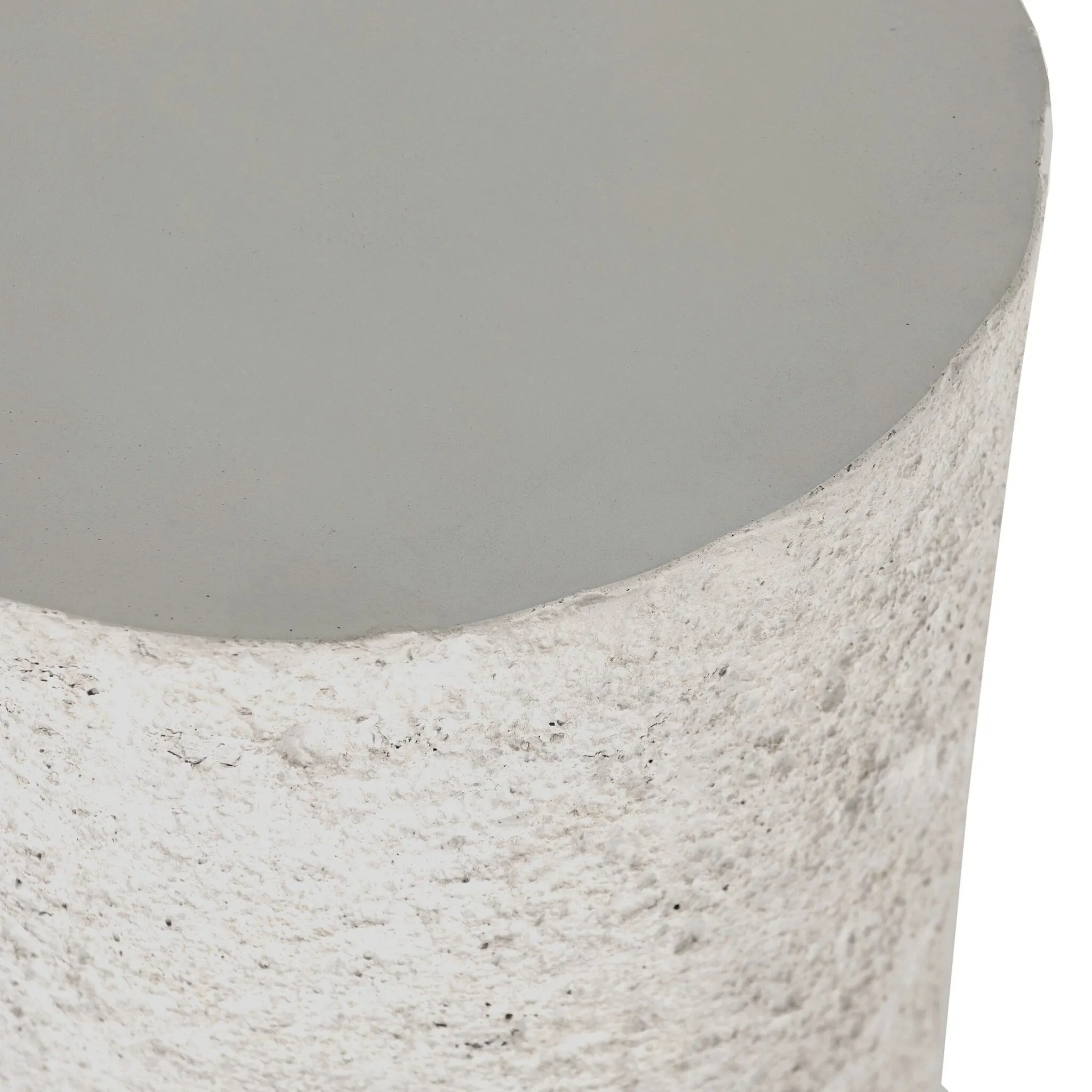 Four Hands Otero White Round End Table