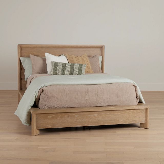 Alton Light Tone Platform Bed