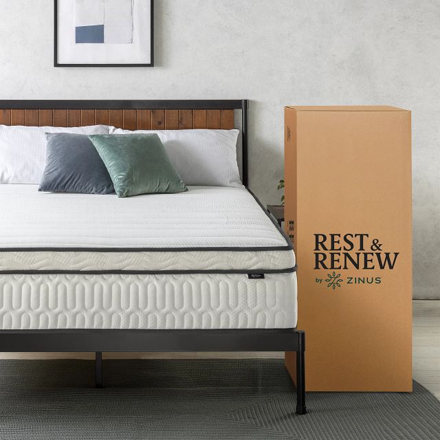 Rest & Renew 12" Hybrid Memory Foam & Innerspring Mattress