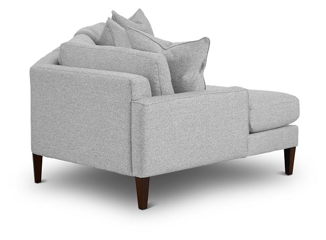 Morgan Light Gray Fabric Left-arm Cuddler Sectional With Wood Legs (3)