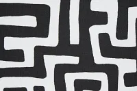 Enid Black 18" Indoor/outdoor Accent Pillow