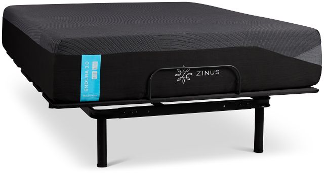 Zinus Endura 3.0 Plush Slat Adjustable Mattress Set