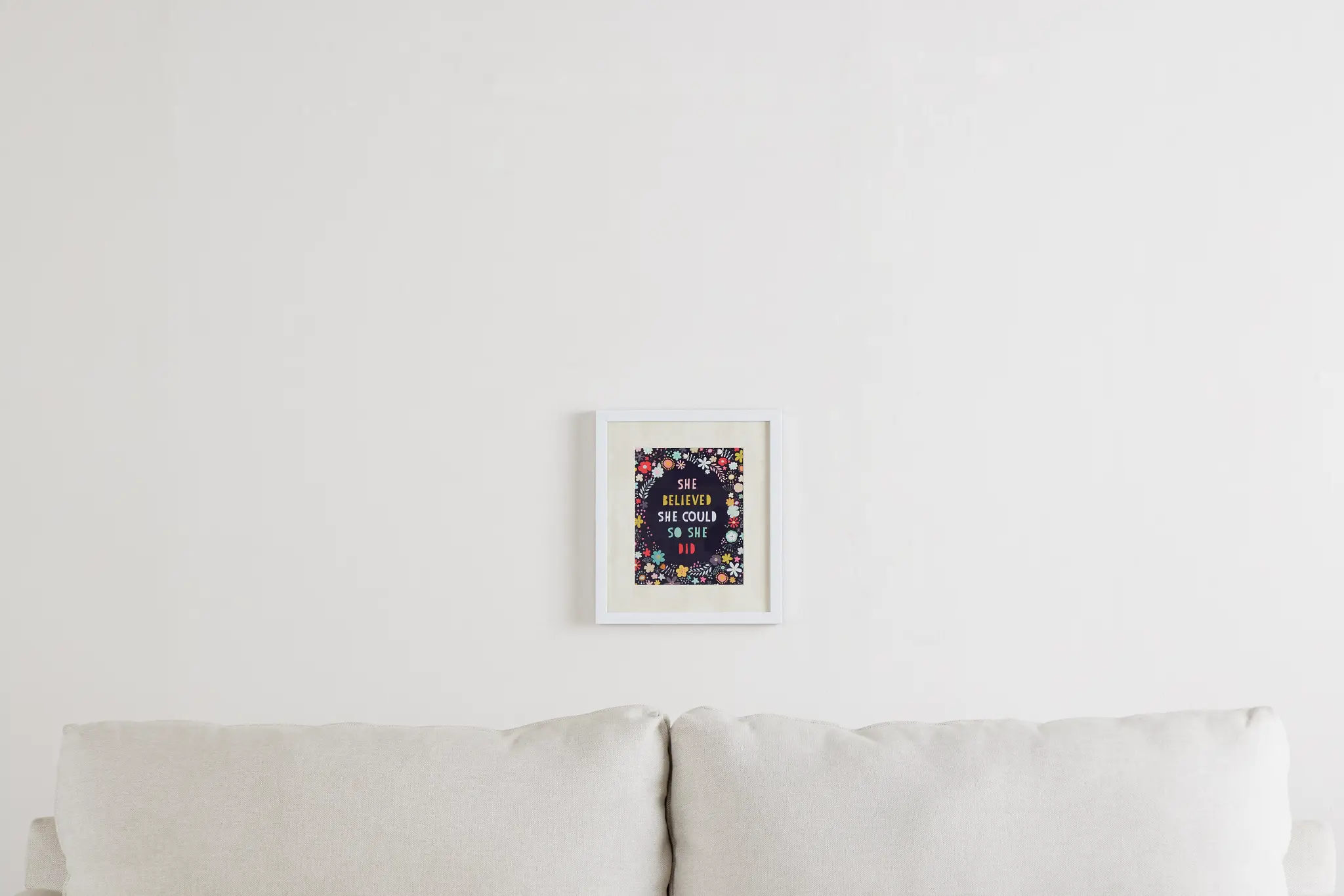 Believe Multicolored Framed Wall Art Believe Multicolored Framed Wall Art