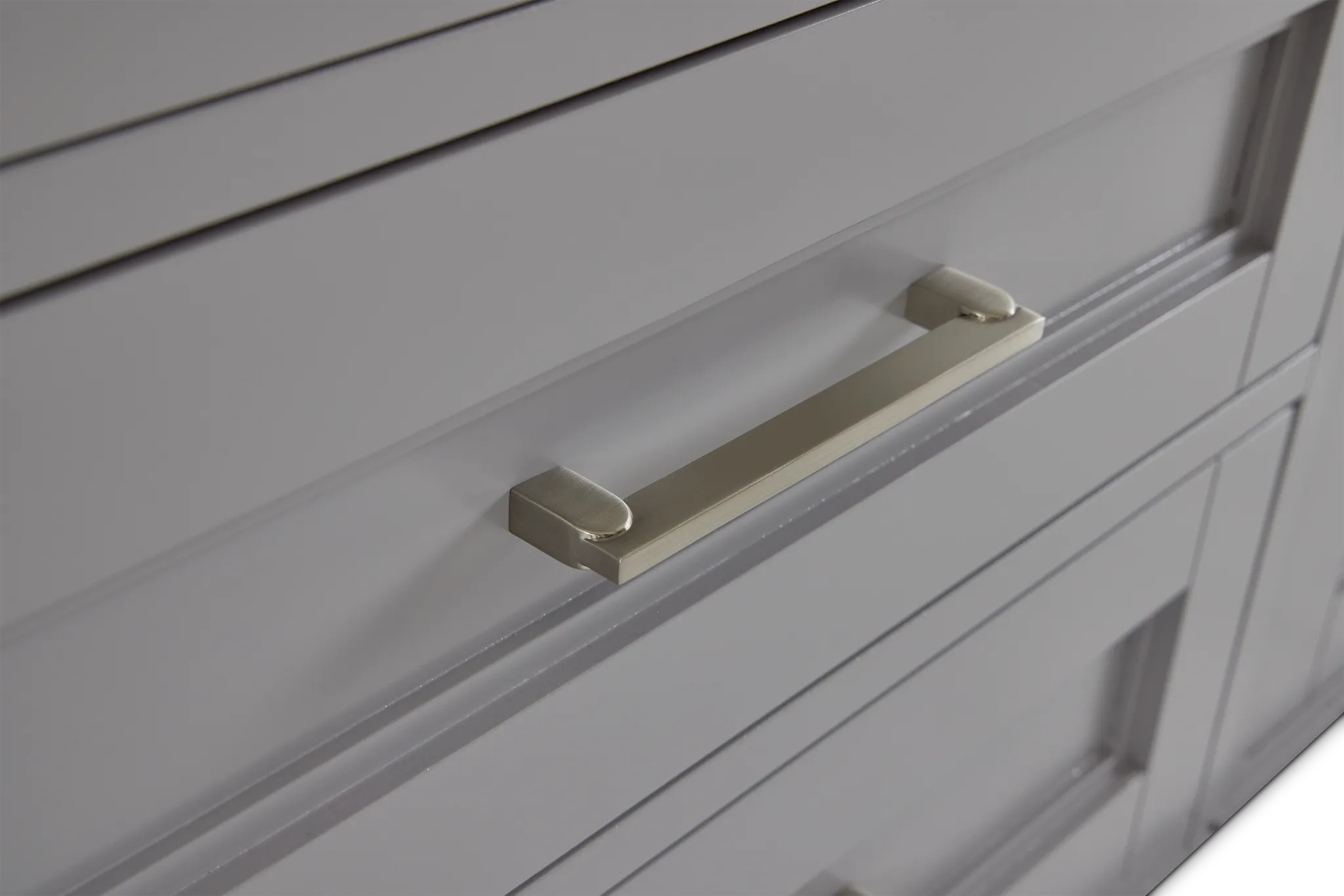 Newport Gray Drawer Bookcase Wall