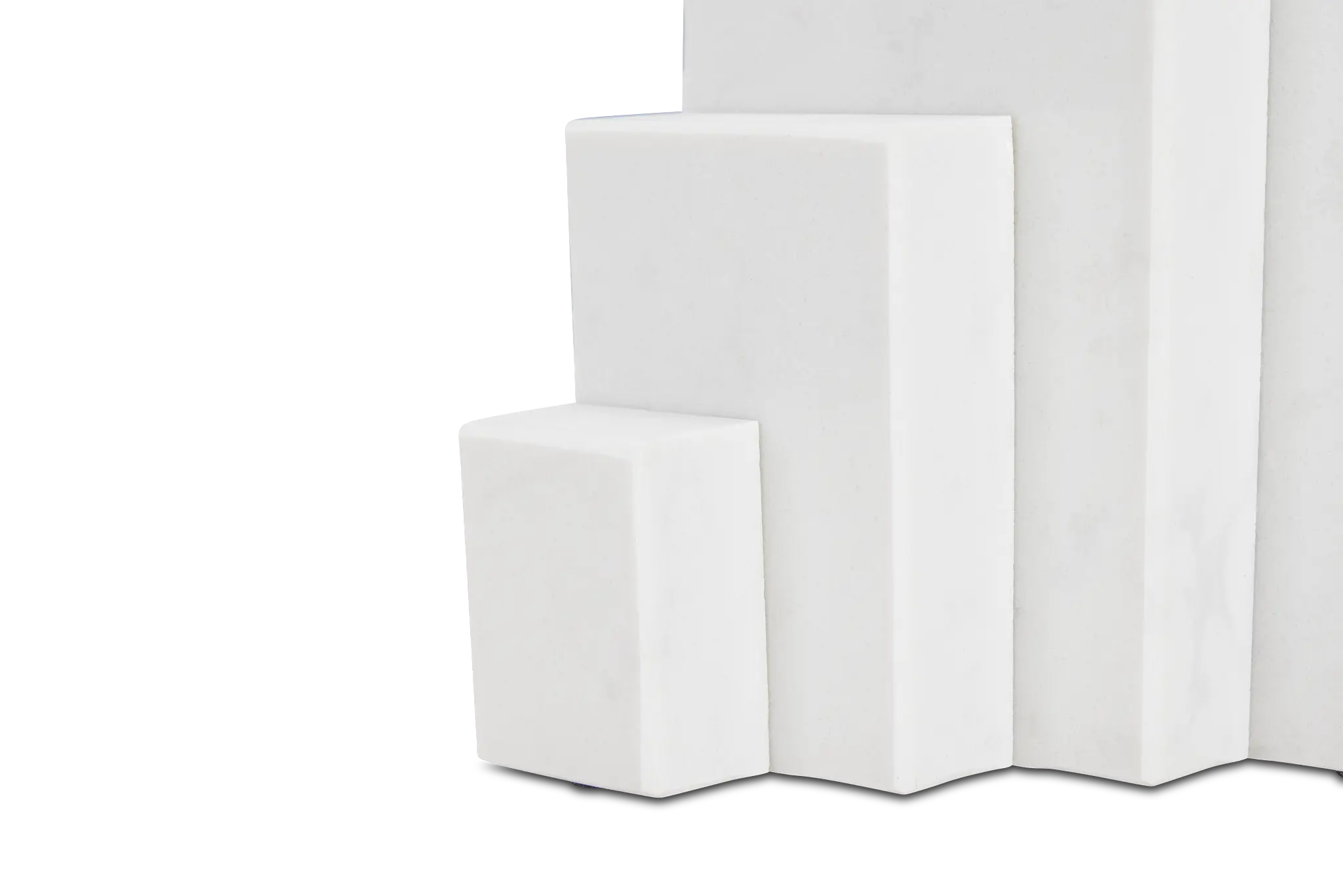 Erie White Marble Bookends Erie White Marble Bookends