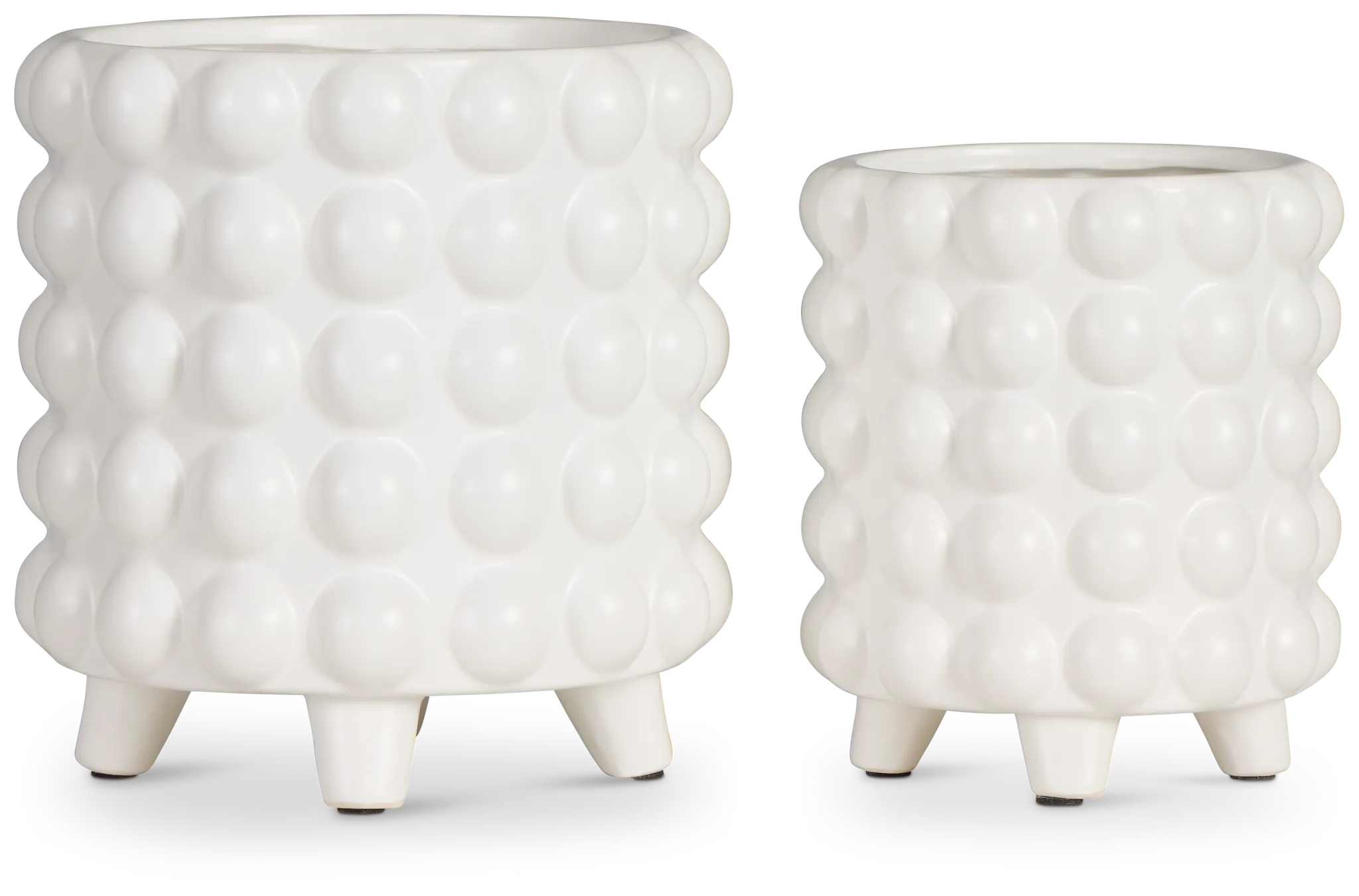 Cappi White Set Of 2 Planter