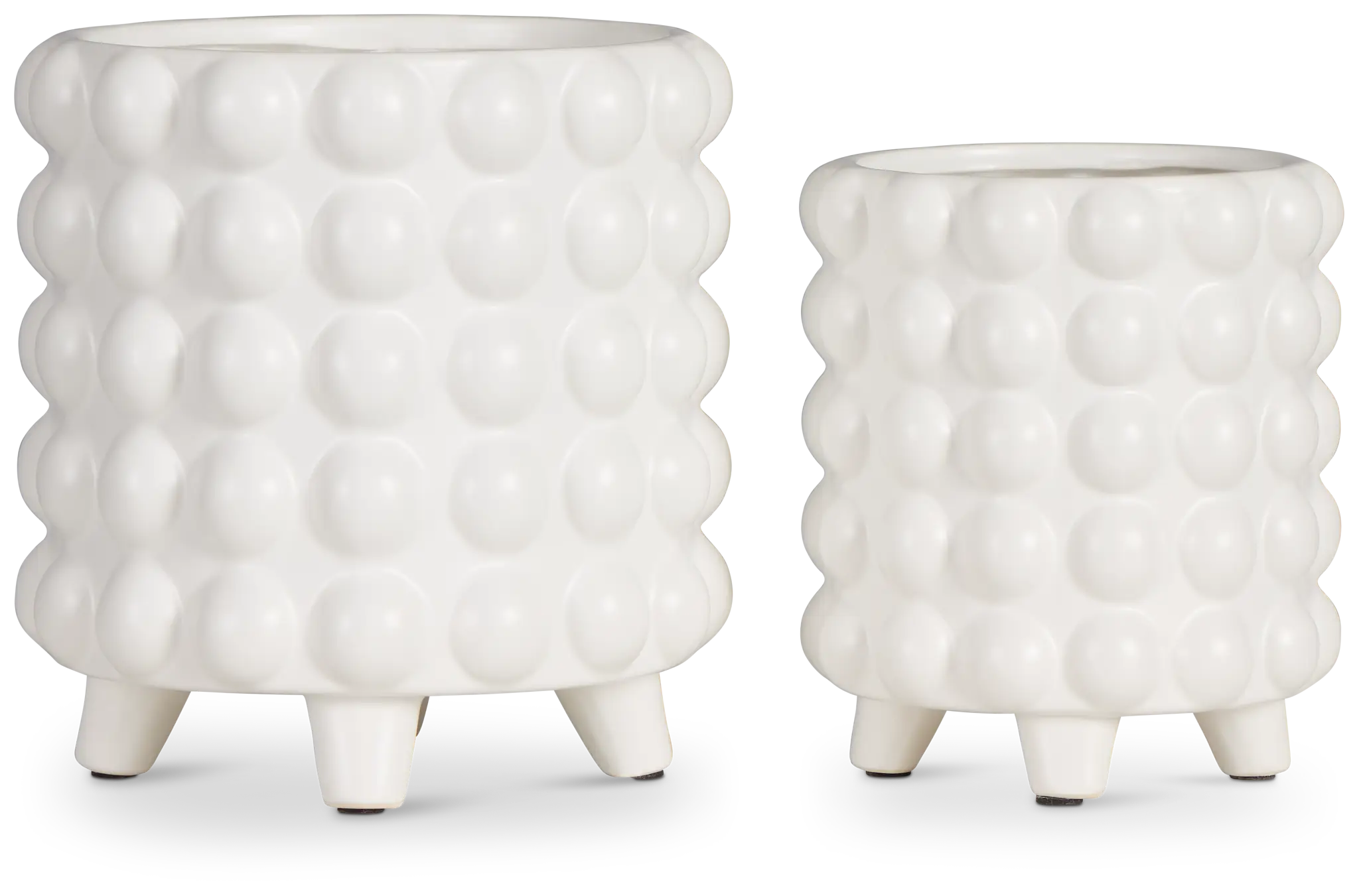Cappi White Set Of 2 Planter Cappi White Set Of 2 Planter