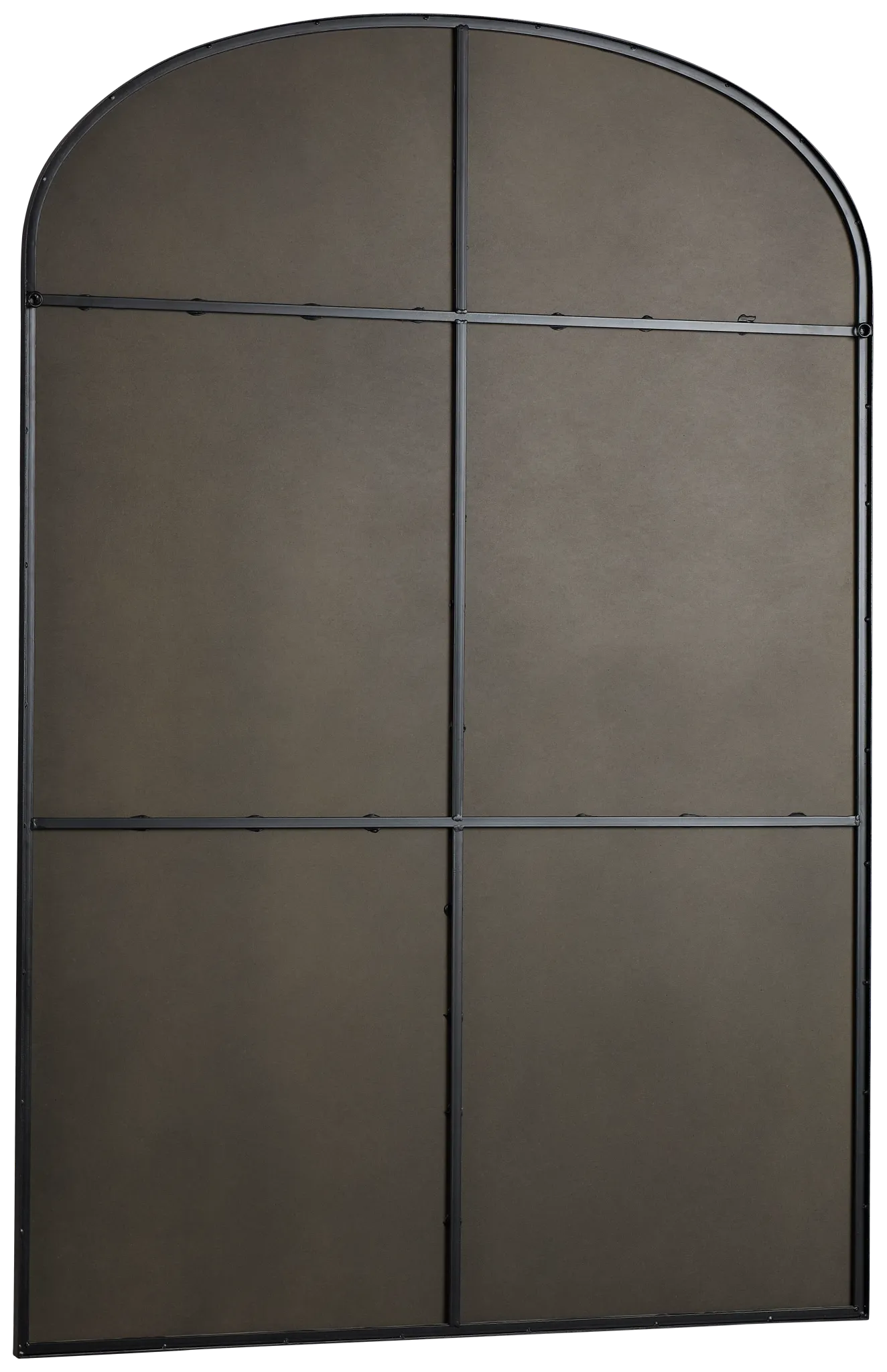 Hudson Black Floor Mirror