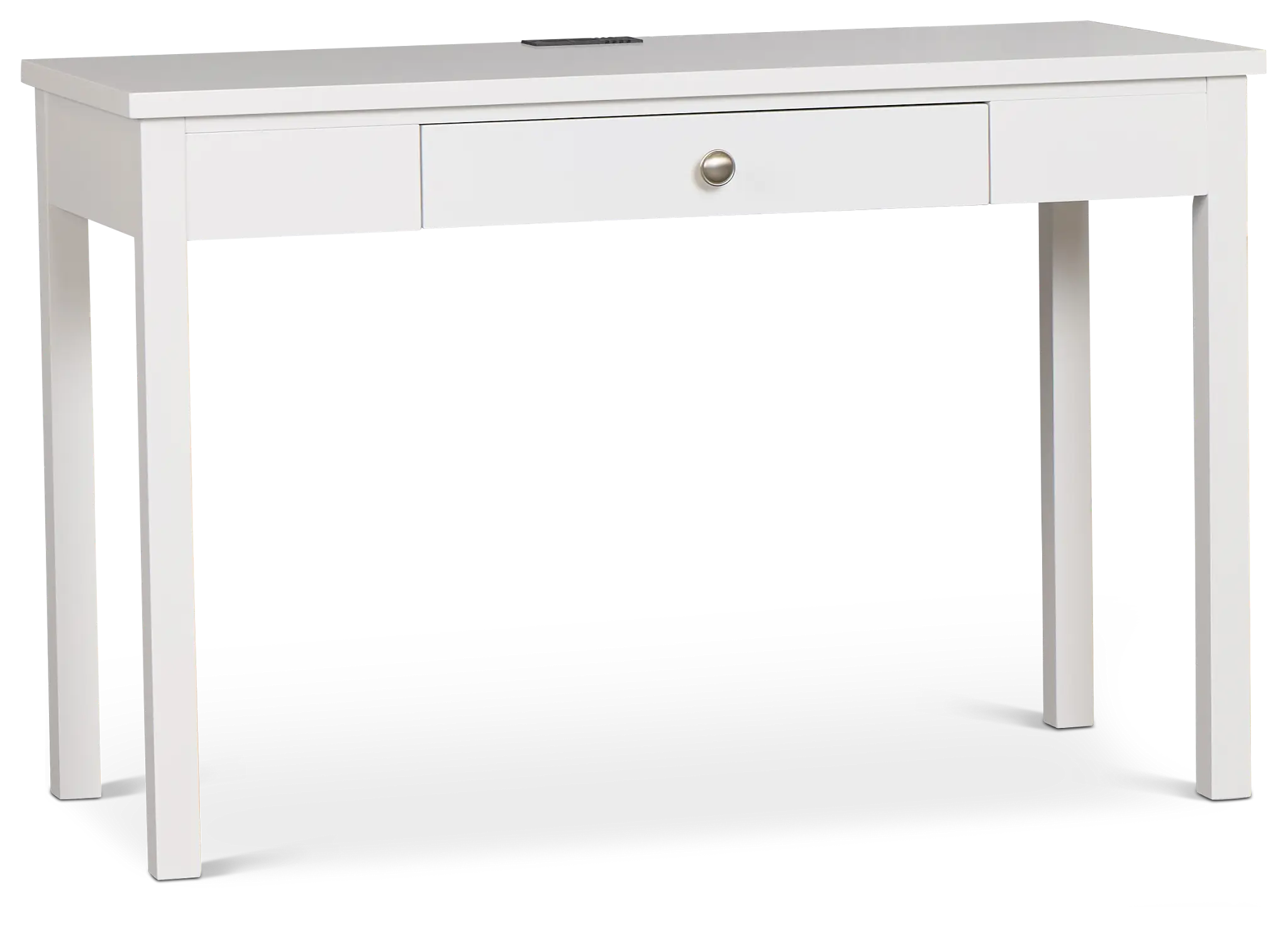 Charleston White 1-drawer Desk Charleston White 1-drawer Desk