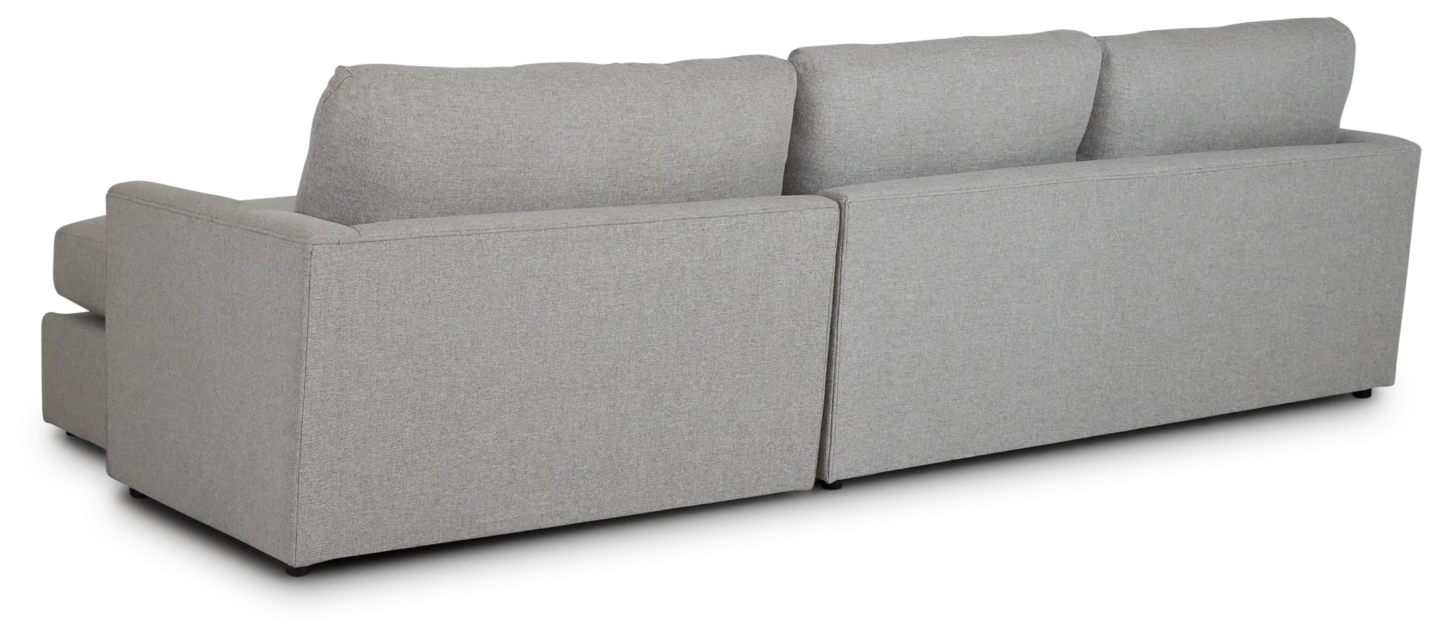 Noah Khaki Fabric Small Right Chaise Sectional Noah Khaki Fabric Small Right Chaise Sectional