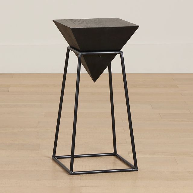 Roxy Black Accent Table