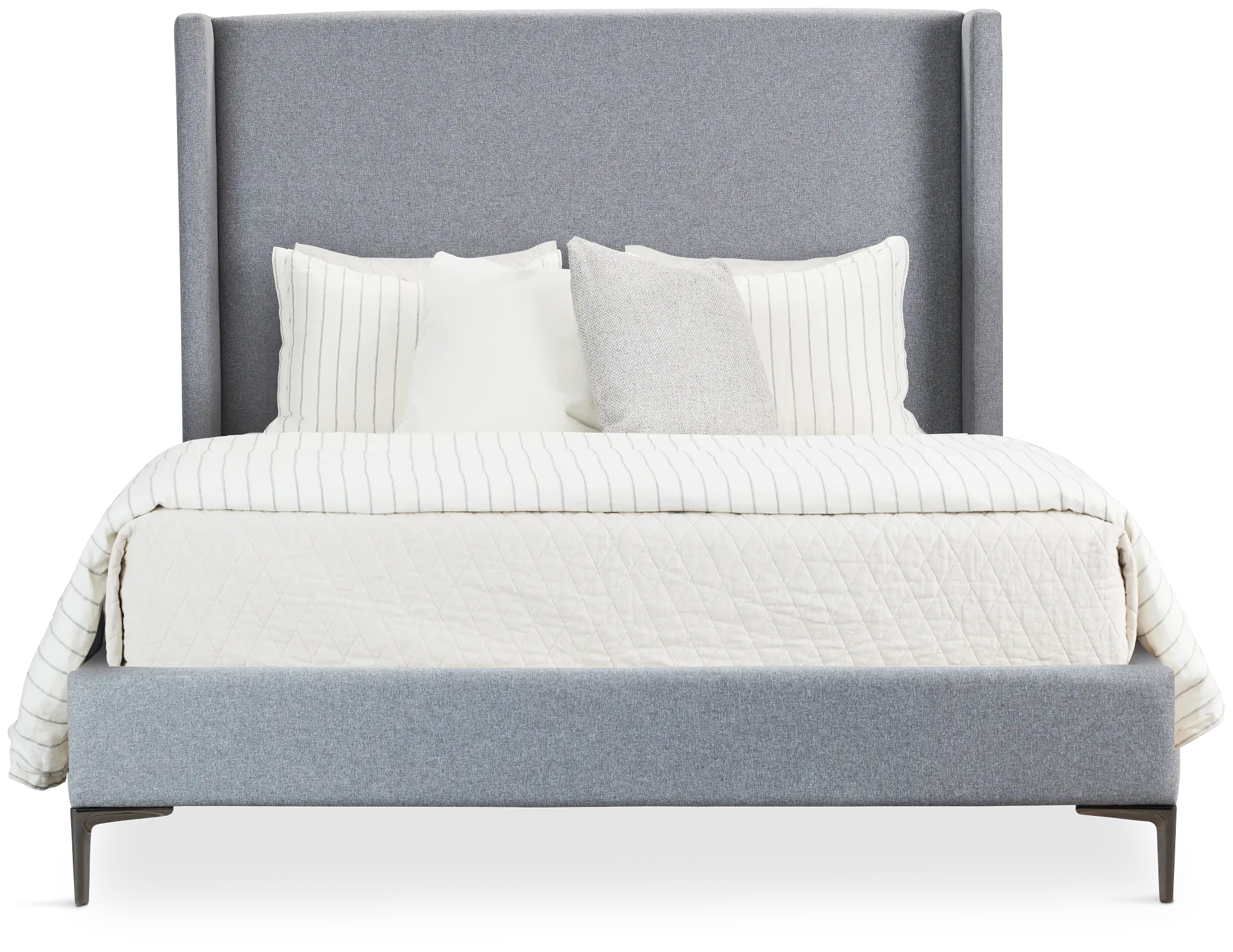 Kent Gray Uph Panel Bed Kent Gray Uph Panel Bed