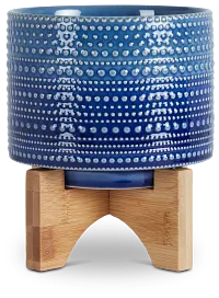 Jessica Blue Small Planter