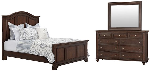 Savannah Dark Tone Panel Bedroom