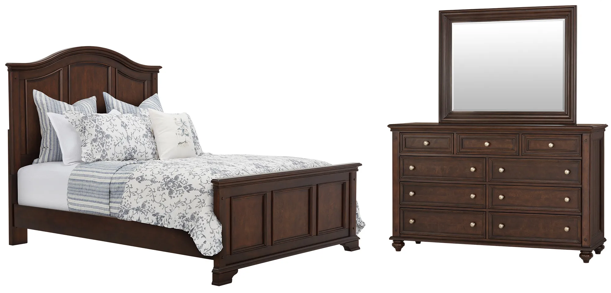 Savannah Dark Tone Panel Bedroom
