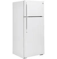 Ge 18 Series White Top Freezer Refrigerator