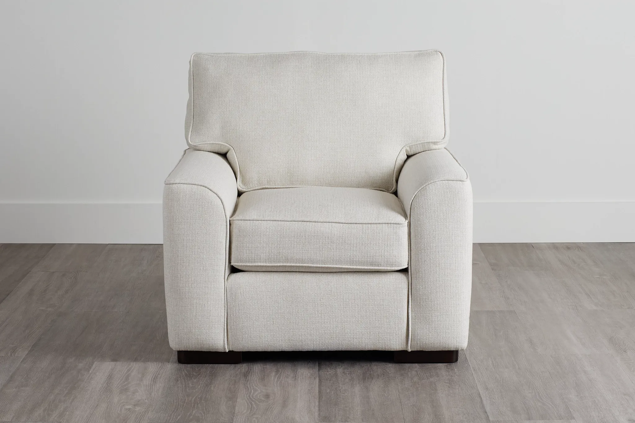 Austin White Fabric Chair
