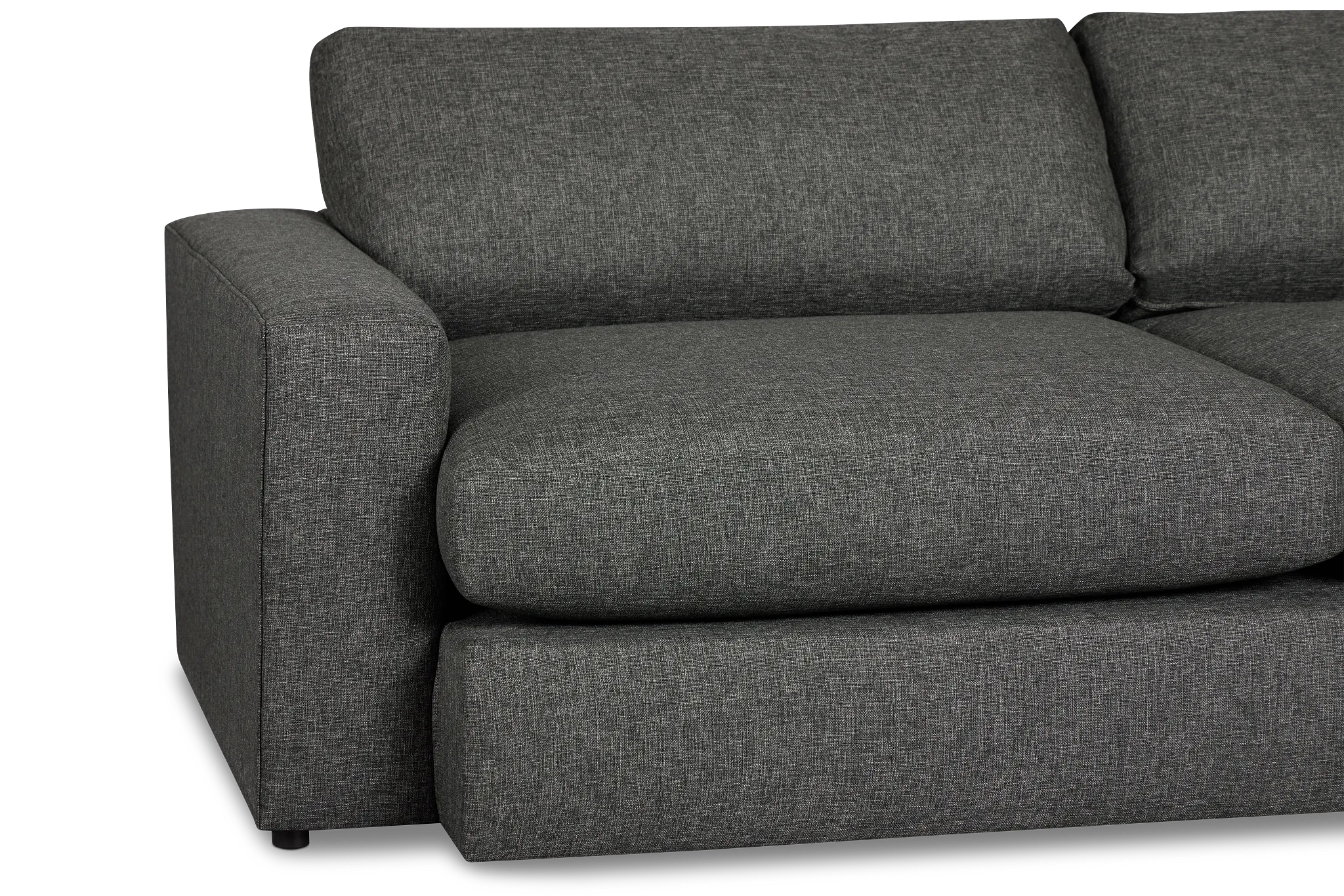 Brantley Dark Gray Fabric Sofa