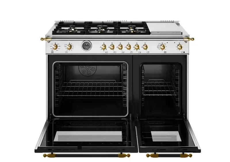 Bertazzoni Heritage Series Stainless Steel 48" Dual Fuel Range Bertazzoni Heritage Series Stainless Steel 48" Dual Fuel Range
