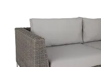 Tulum Gray Woven Sofa W/ 2 Cushions