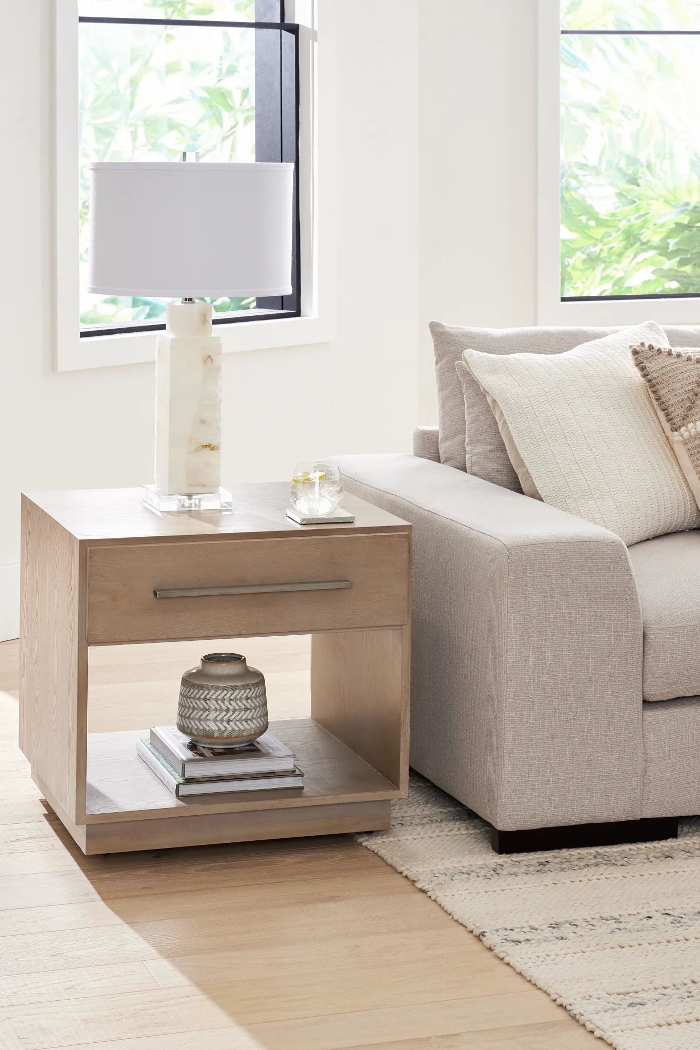 Destination Light Tone End Table