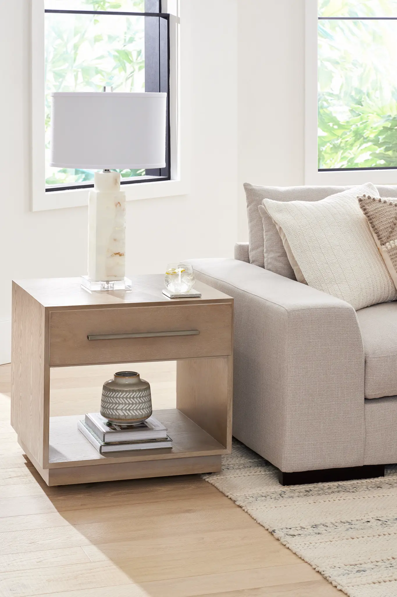 Destination Light Tone End Table Destination Light Tone End Table