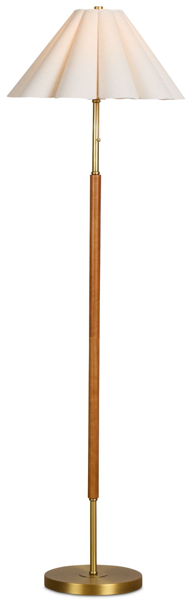 Oskar Gold Metal Floor Lamp