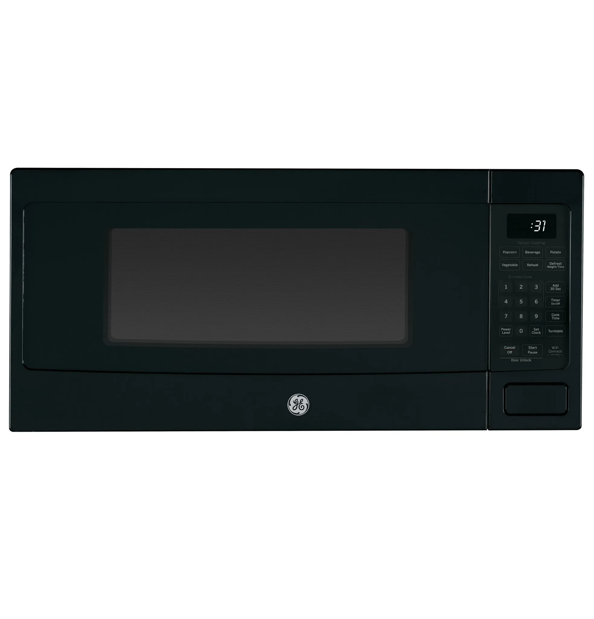 Ge Profile 11 Series Black Built-in Microwave