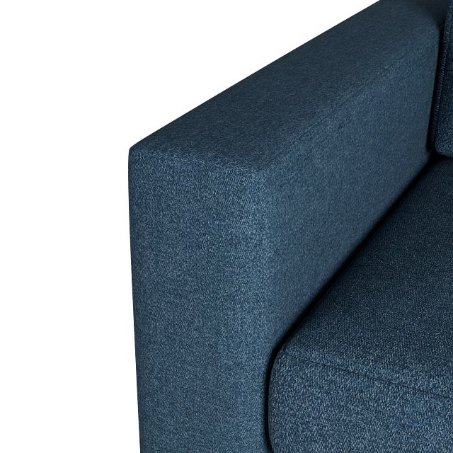 Citymod Blue Fabric Left Chair