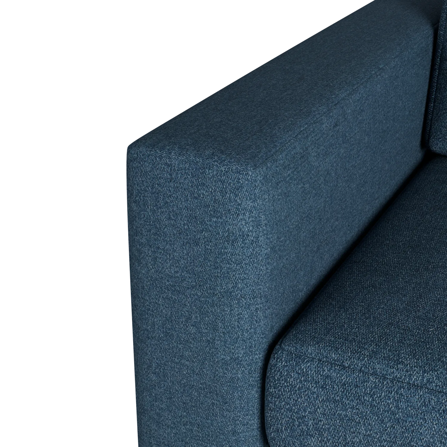 Citymod Blue Fabric Left Chair