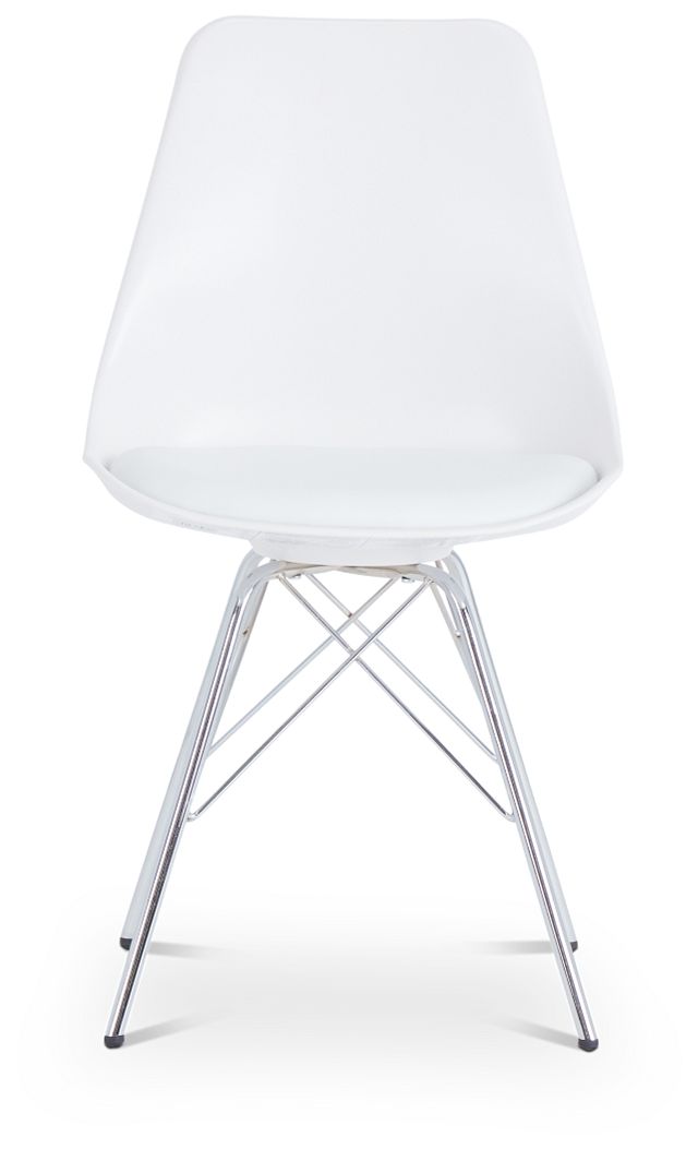 Malta White Side Chair