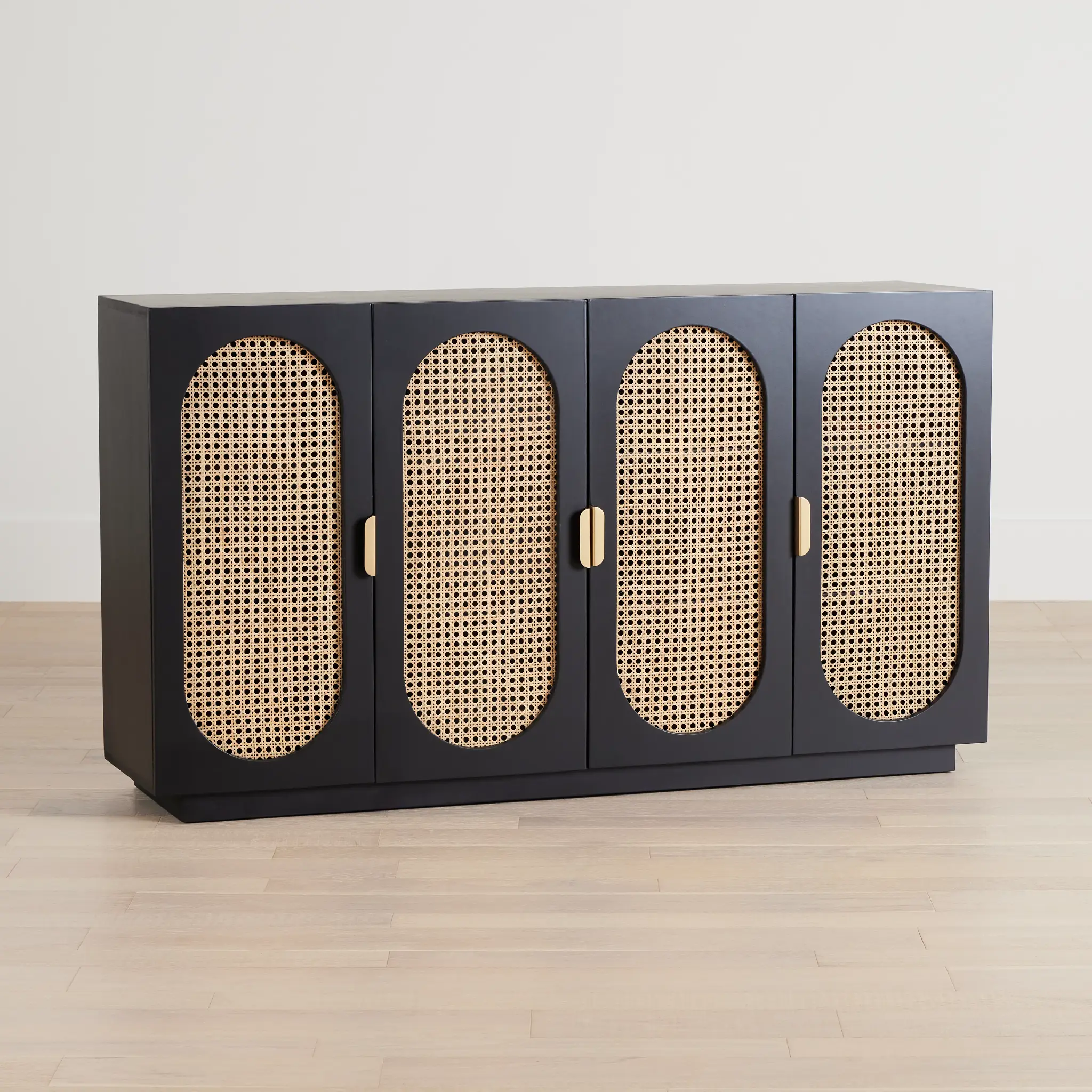 Sarto Black Four-door Cabinet Sarto Black Four-door Cabinet