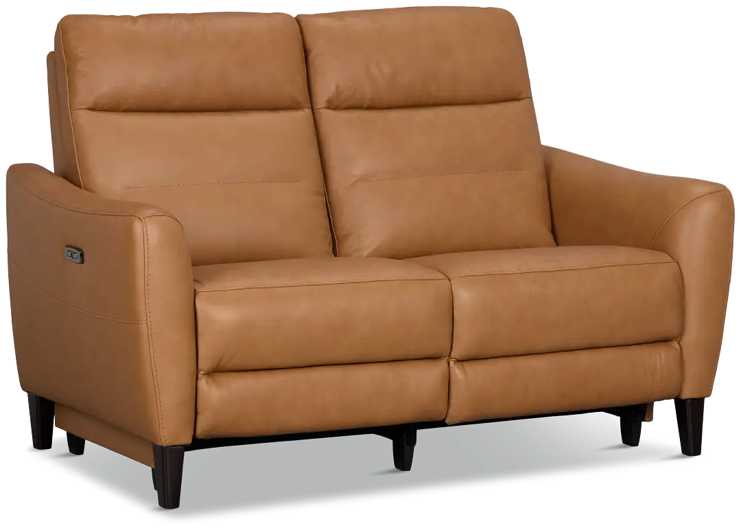 Keaton Brown Lthr/vinyl Power Reclining Loveseat W/ Power Headrest Keaton Brown Lthr/vinyl Power Reclining Loveseat W/ Power Headrest