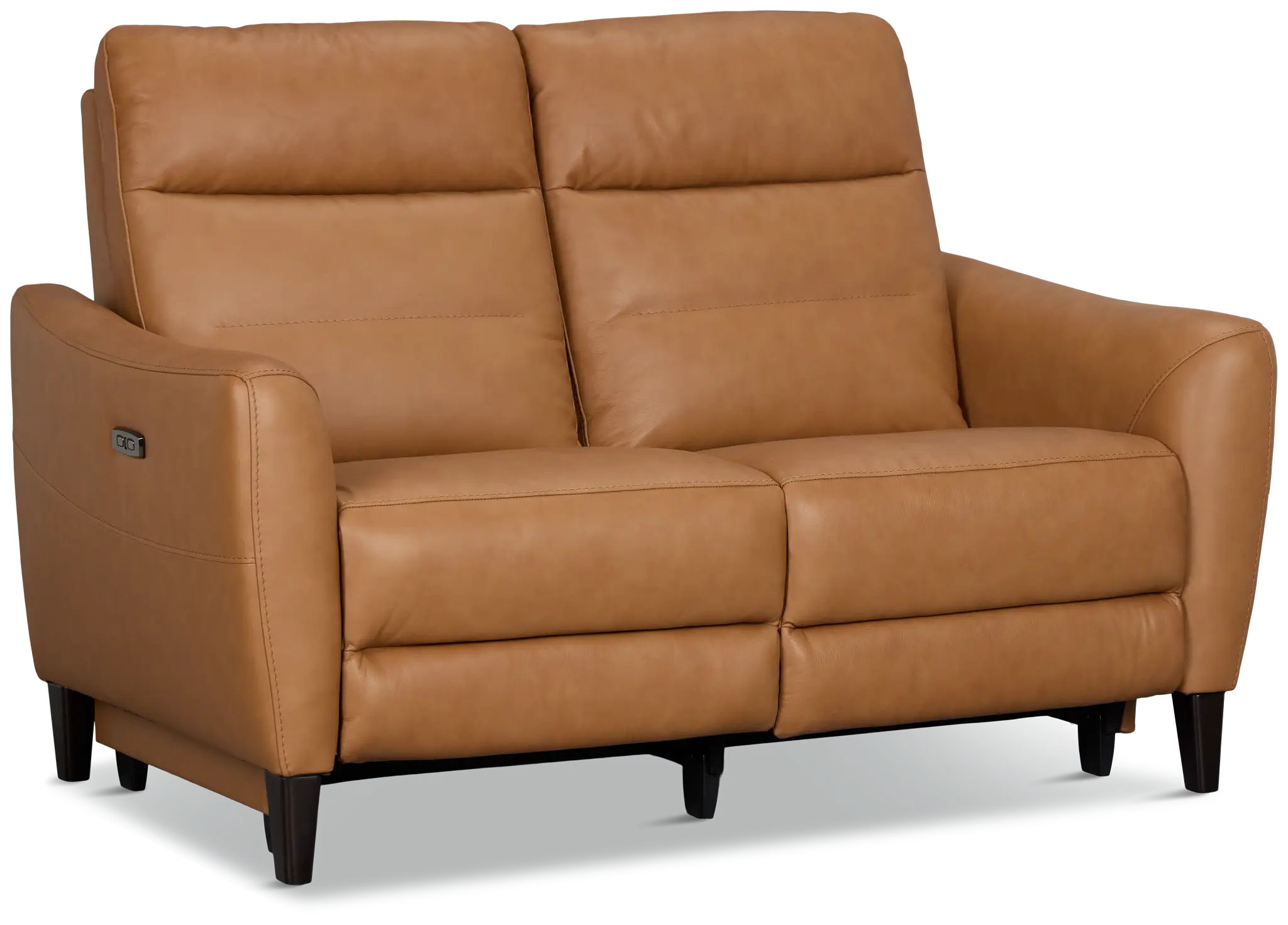 Keaton Brown Lthr/vinyl Power Reclining Loveseat W/ Power Headrest Keaton Brown Lthr/vinyl Power Reclining Loveseat W/ Power Headrest