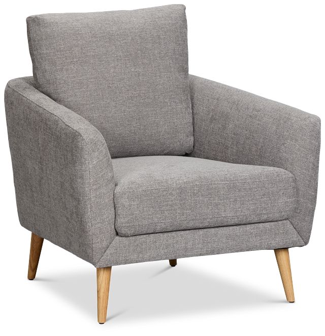 Layla Dark Gray Fabric Chair