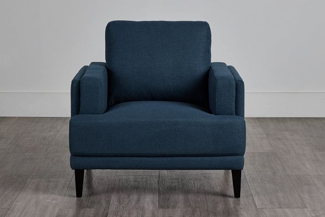 Shepherd Dark Blue Fabric Chair