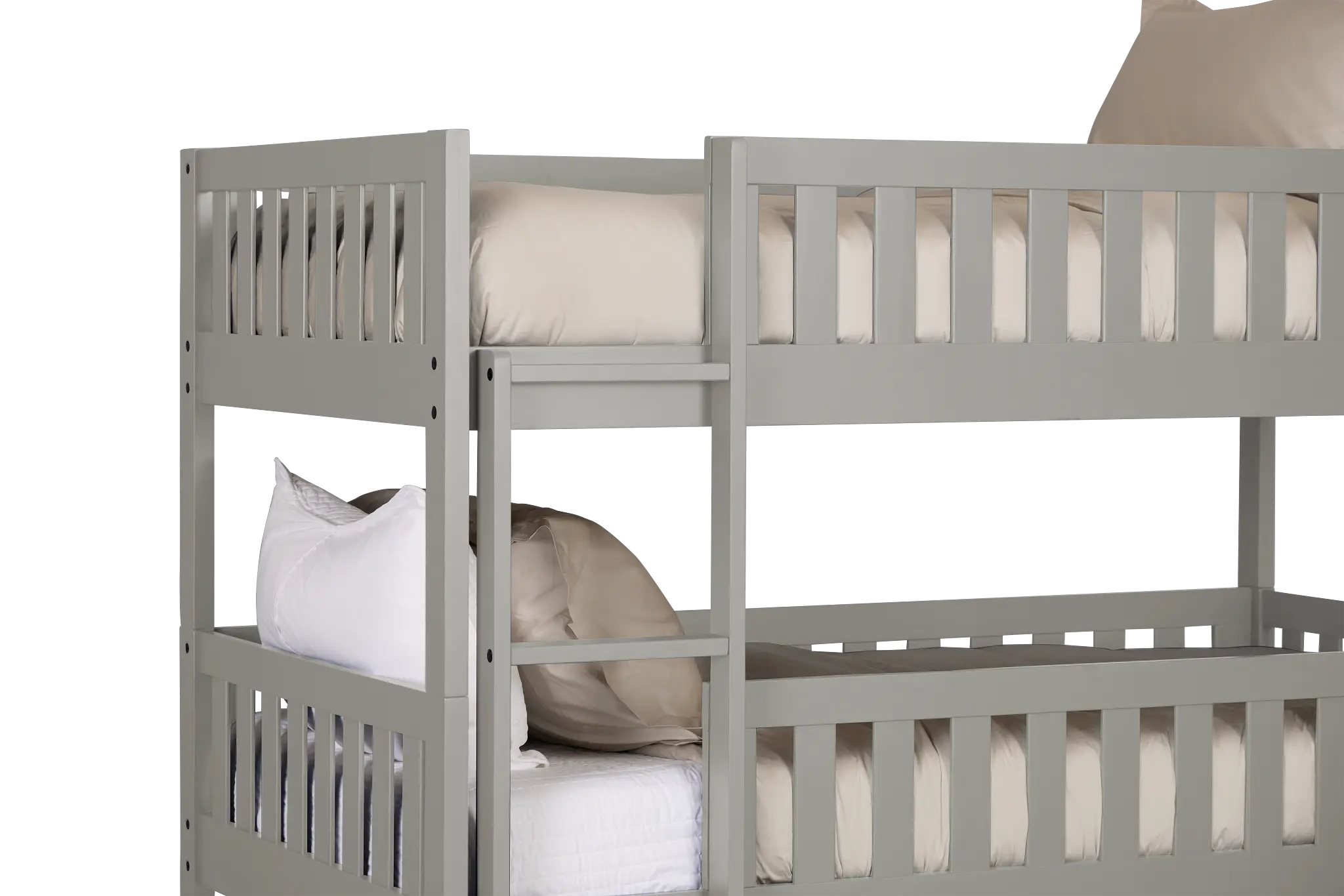 Charleston Gray Triple Bunk Bed Charleston Gray Triple Bunk Bed