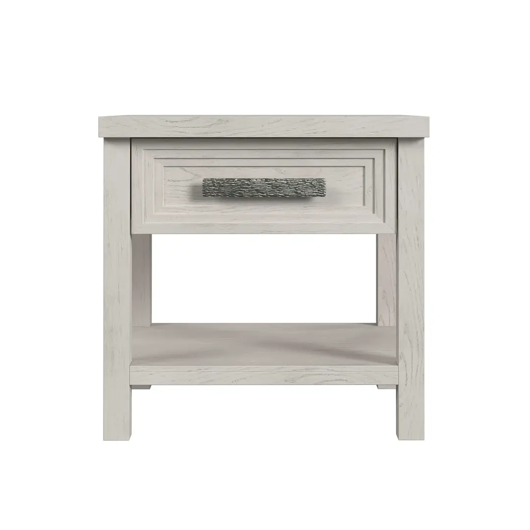 Sansa White Square End Table Sansa White Square End Table