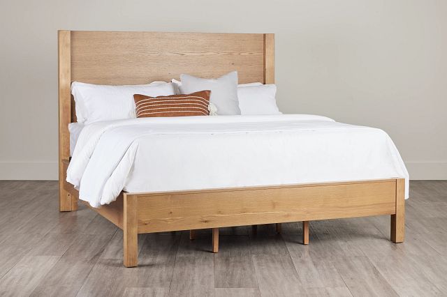 Tahoe Light Tone Panel Bed