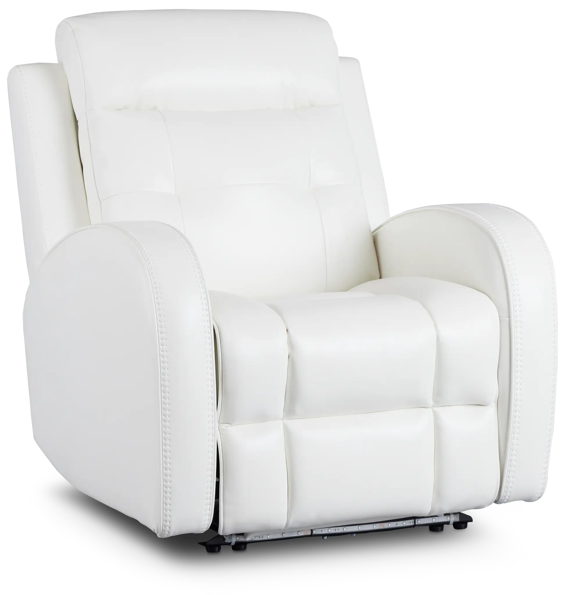 Omega White Micro Power Recliner Omega White Micro Power Recliner
