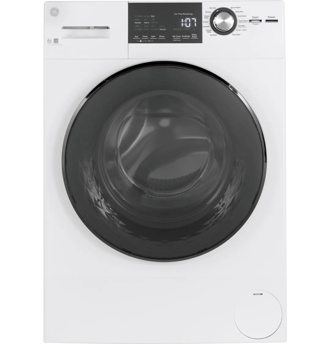 Ge 148 Series White Front Load Washer