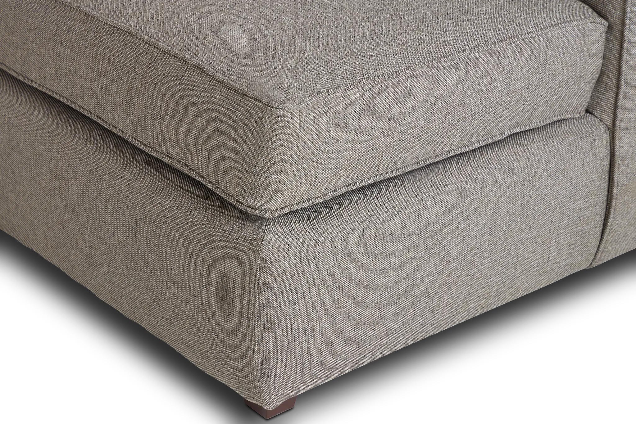 Asheville Brown Fabric Large Right Chaise Sectional Asheville Brown Fabric Large Right Chaise Sectional