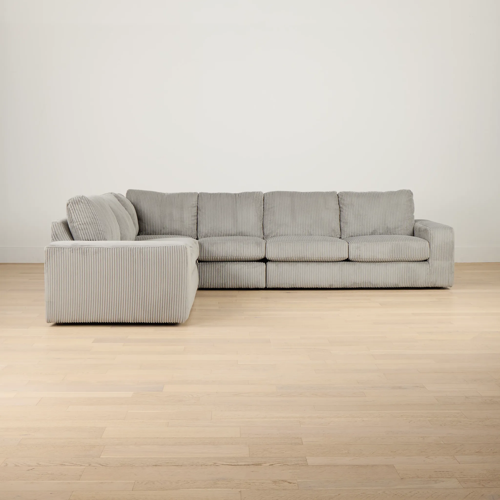 Charlie Gray Fabric Medium Two-arm Sectional