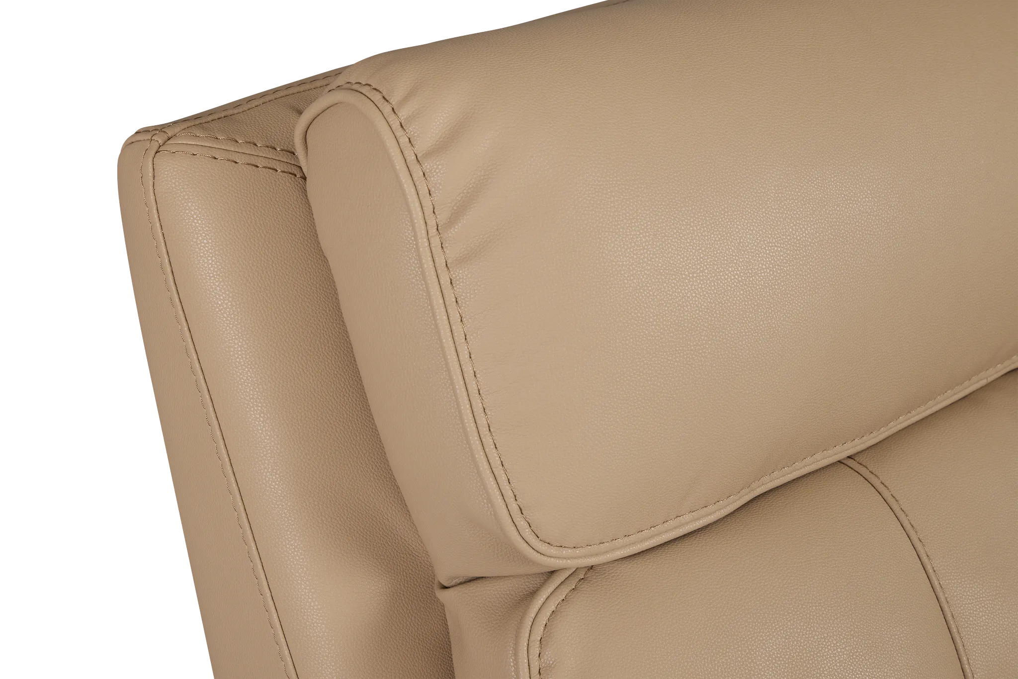 Rhett Taupe Micro Power Reclining Sofa