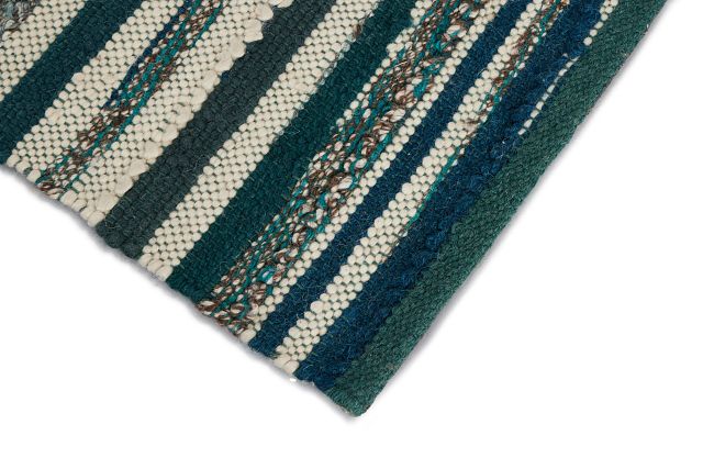 Cizin Dark Teal 2x7 Runner