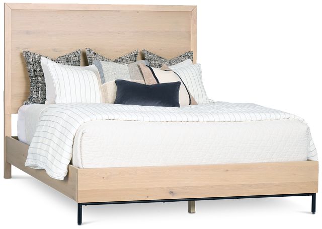 Highland Light Tone Panel Bed