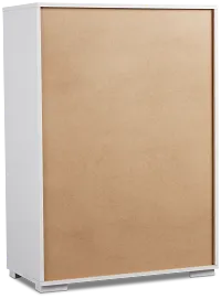 Doral White 5-drawer Chest