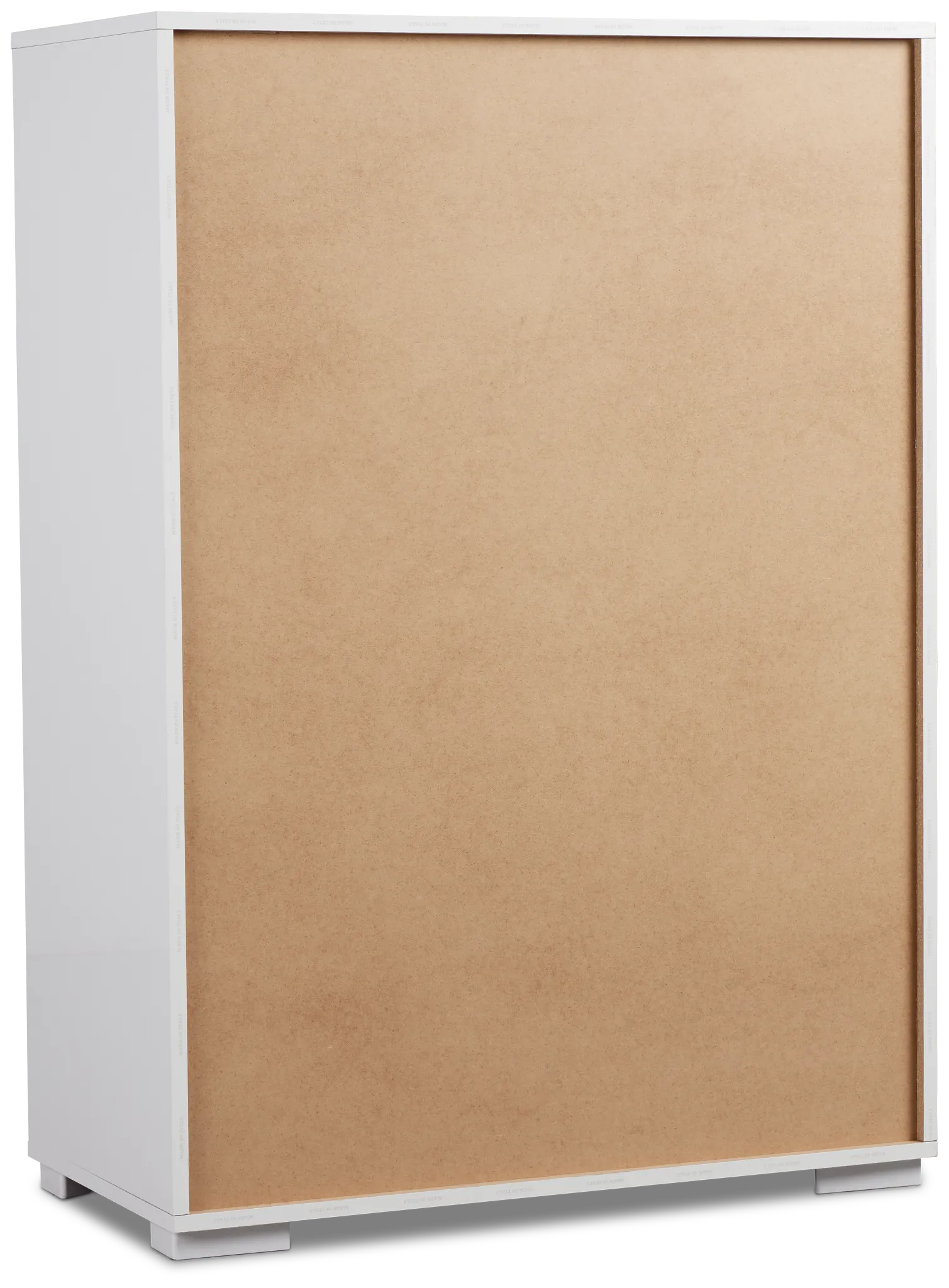 Doral White 5-drawer Chest